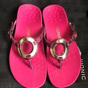NIB Vionic Womens Arch Support Thong Sandal Size 5